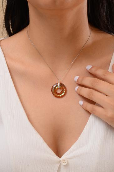 Swarovski Taşlı 925 Ayar Gümüş Kolye